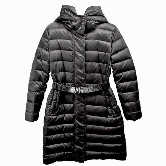 S’MaxMara Weekend The Cube Belted Down Puffer Coat, Navy size 14 - Picture 1 of 12